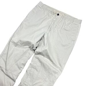 VTG Eddie Bauer Relaxed Fit Cargo Hiking Pants Mens XL Elastic Waist Double Knee